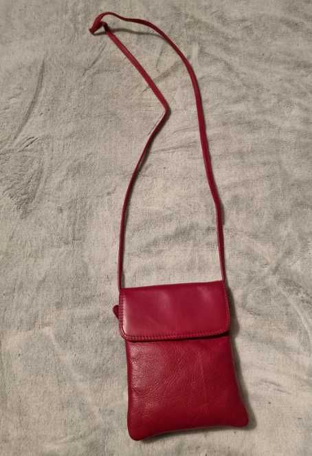 Torebka listonoszka skórzana Alpha Rear Leather 20 x16 cm
