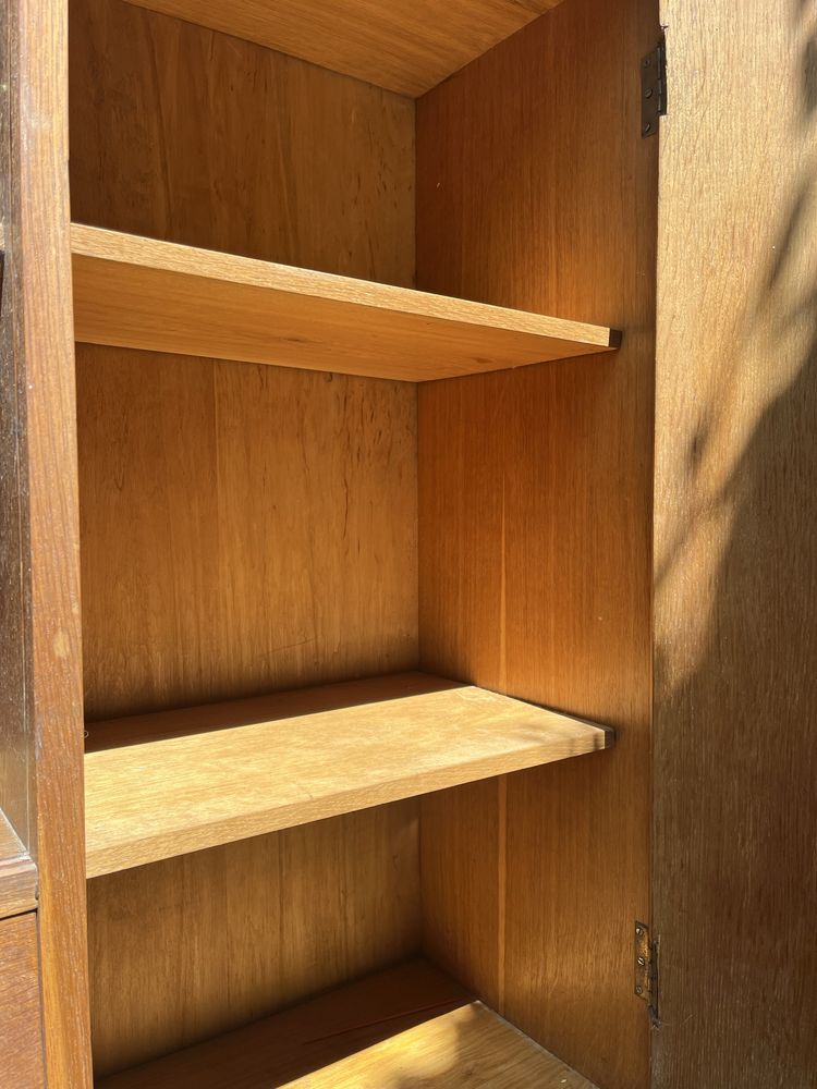 REZERWACJA Szafka highboard biblioteczka witrynka regał PRL dąb