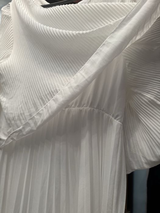 Шифонове біле плаття 50-52 розміру