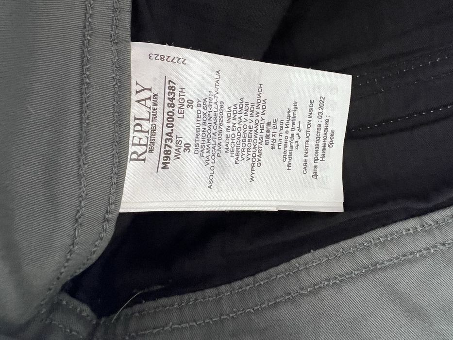 Calças Homem REPLAY - 30/30