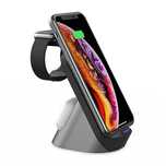 Ładowarka Indukcyjna 3w1 H18 Wireless Charging Station Black
