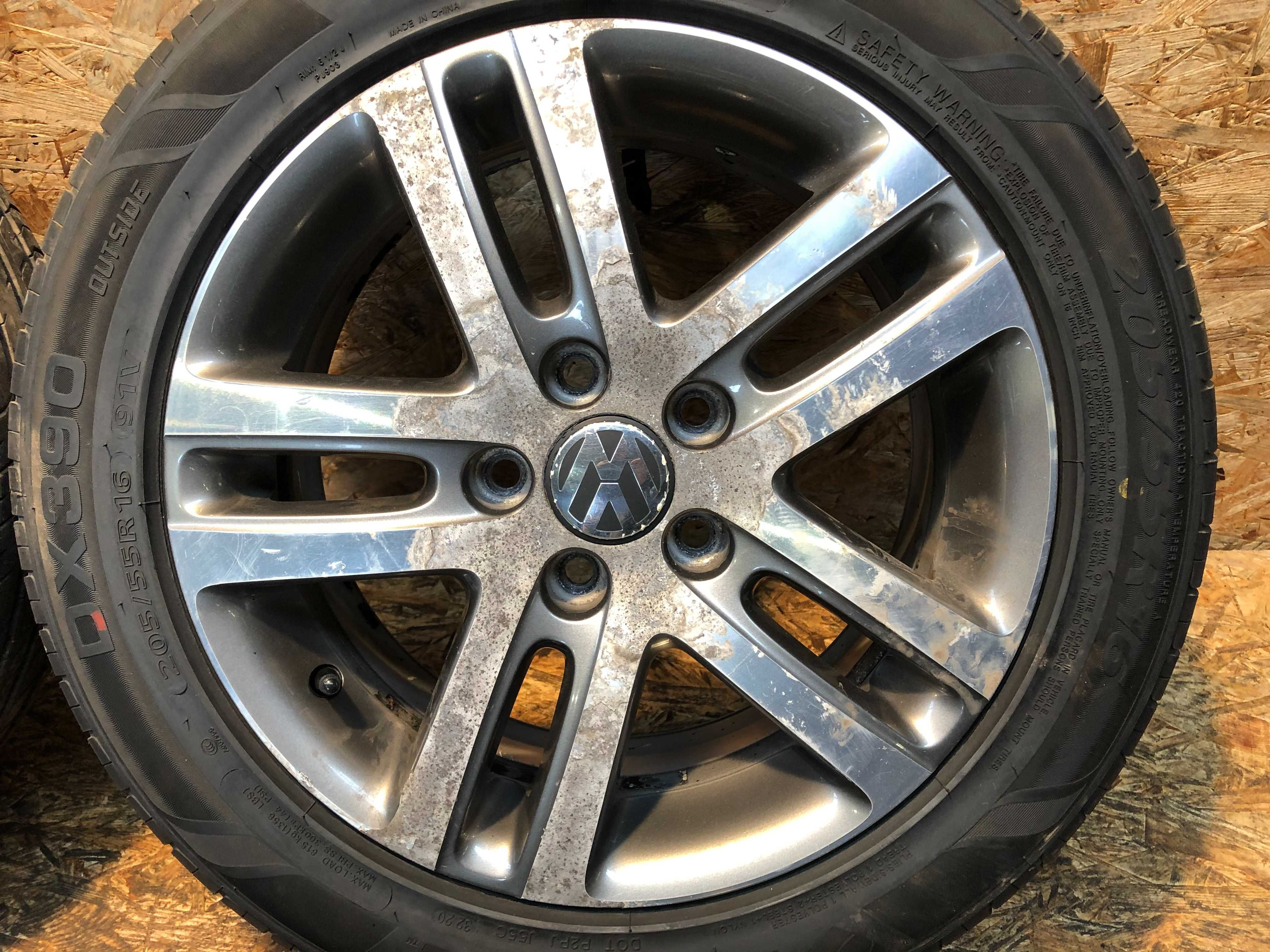 Koła/komplet kół/alufelgi Volkswagen 205/55/R16 5x112