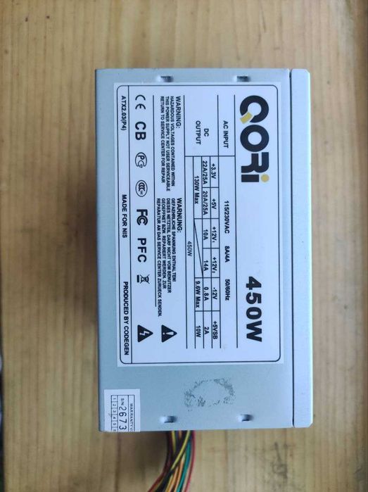 Блок питания QORI 450W обмен