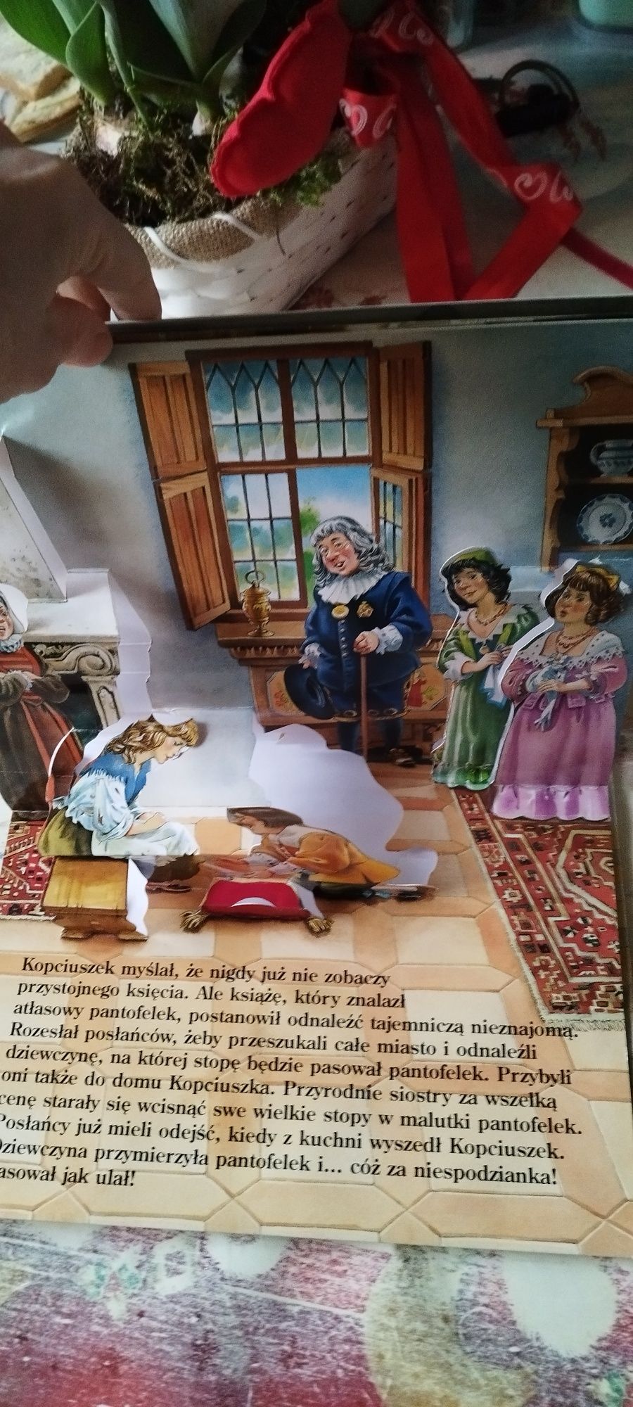 Książka kopciuszek 3 d