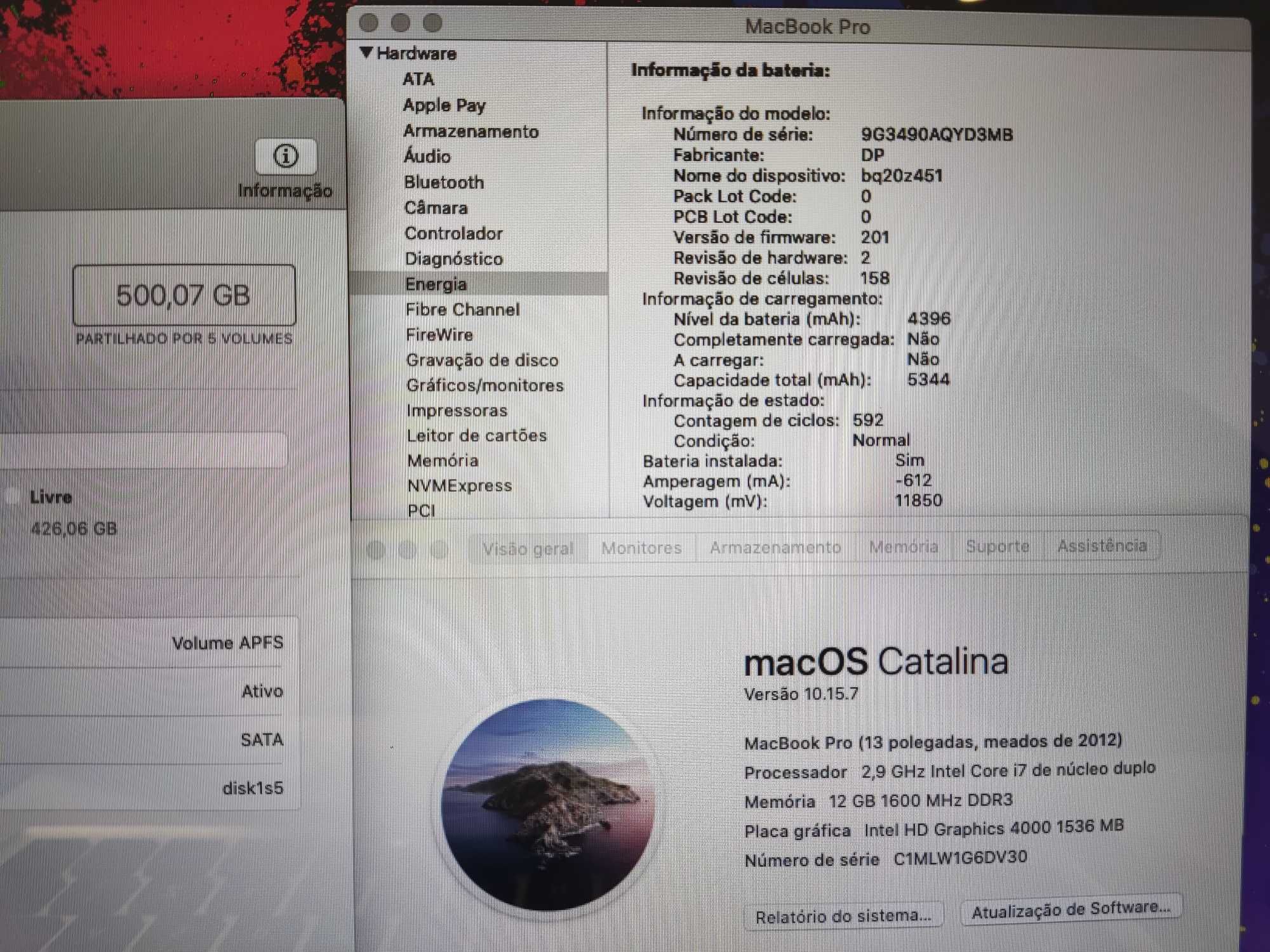 MacBook Pro 13" | i7 2.9Ghz| 12GB RAM| 500GB SSD | IMAGEM VÍDEO MÚSICA