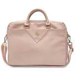 Torba Guess Triangle 4G na laptopa 16" - różowa