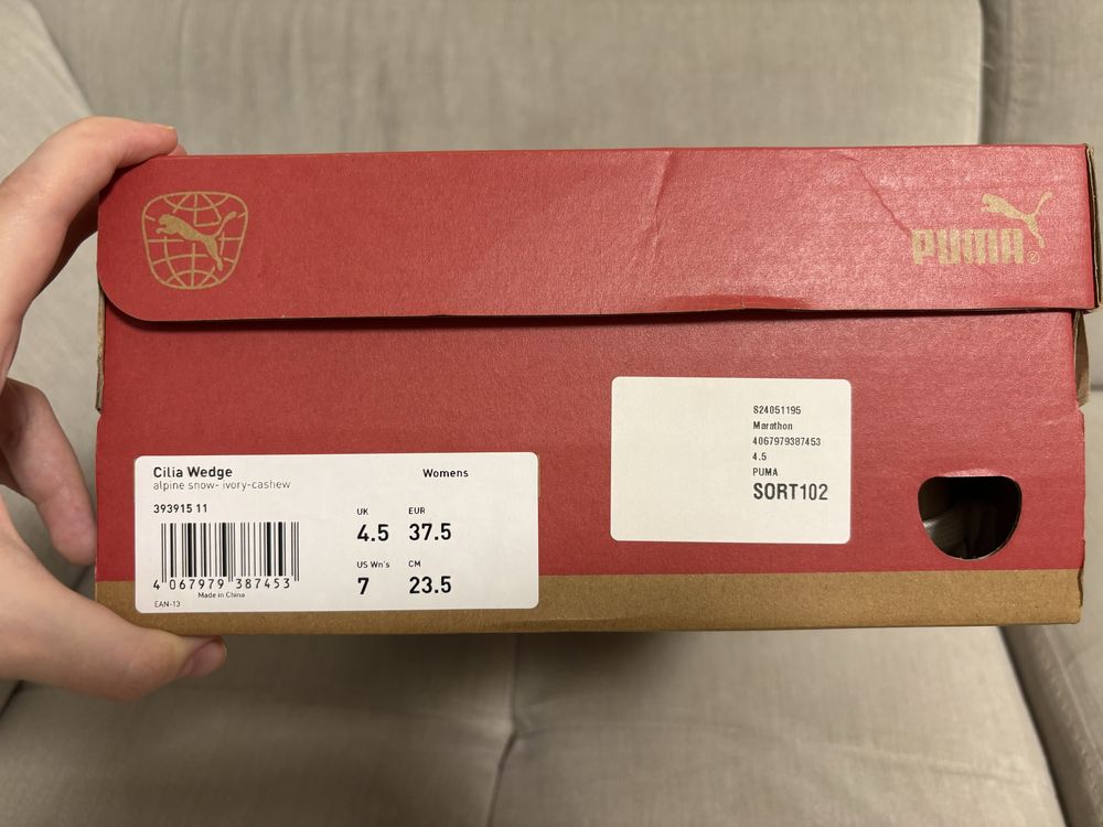 Кросівки Puma Cilia Wedge 37.5
