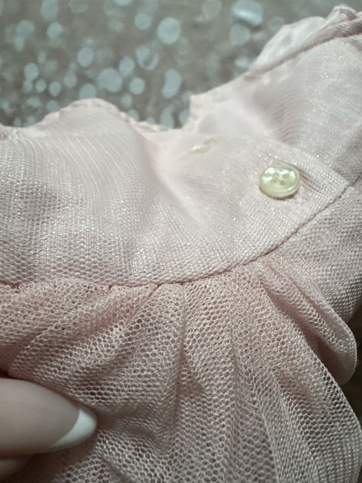 Elegancka sukienka tiulowa z motylkami Early Days 0–3 miesiące