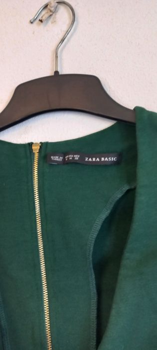 Vestido verde da Zara