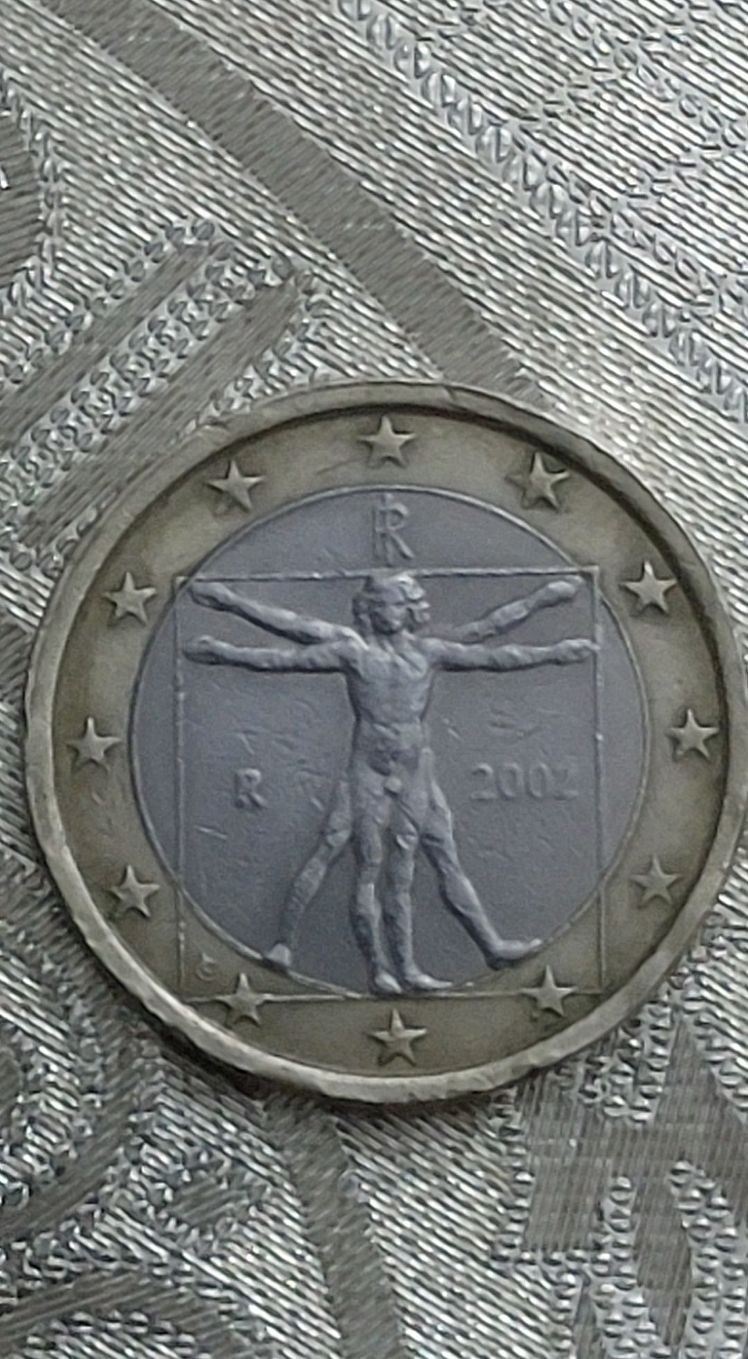 Moeda 1€ de Itália de 2002