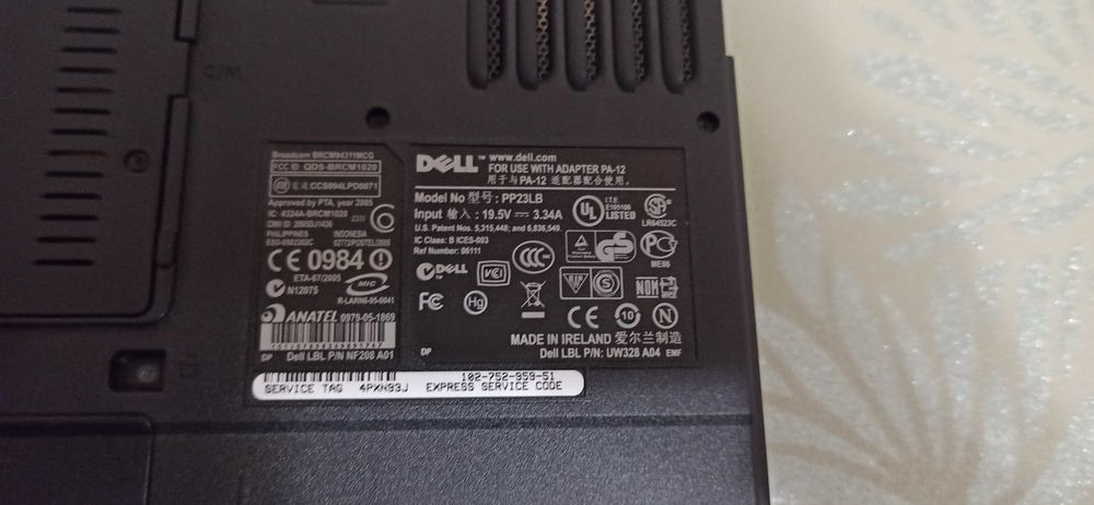 dell vostro 1000 pp23lb