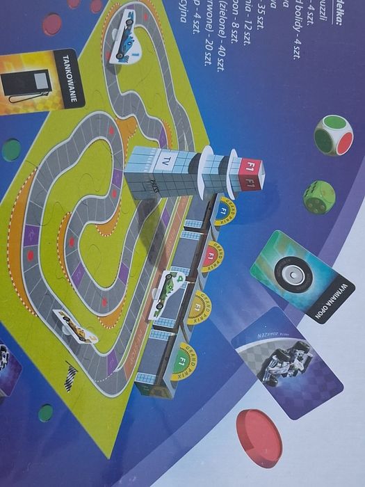 NOWA gra planszowa WYŚCIGI BOLIDÓW Alexsander 7+