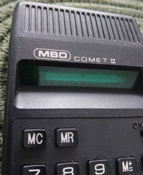 Kalkulator vintage MBO Comet II ładny stan możliwa zamiana