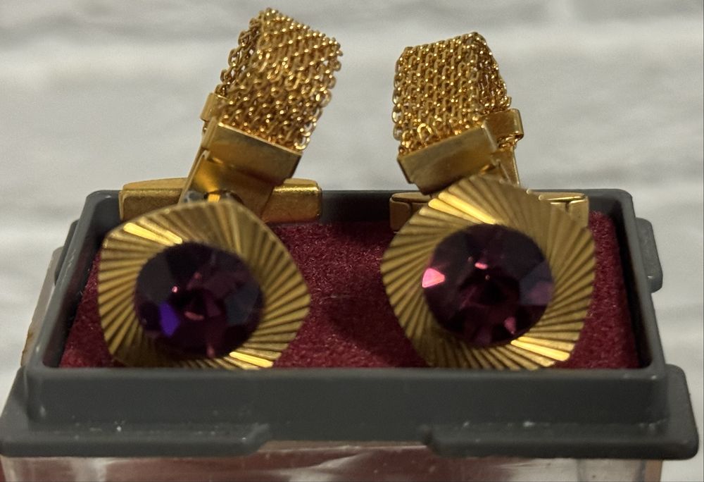 Запанки эффект золочёные редкий цвет гранат