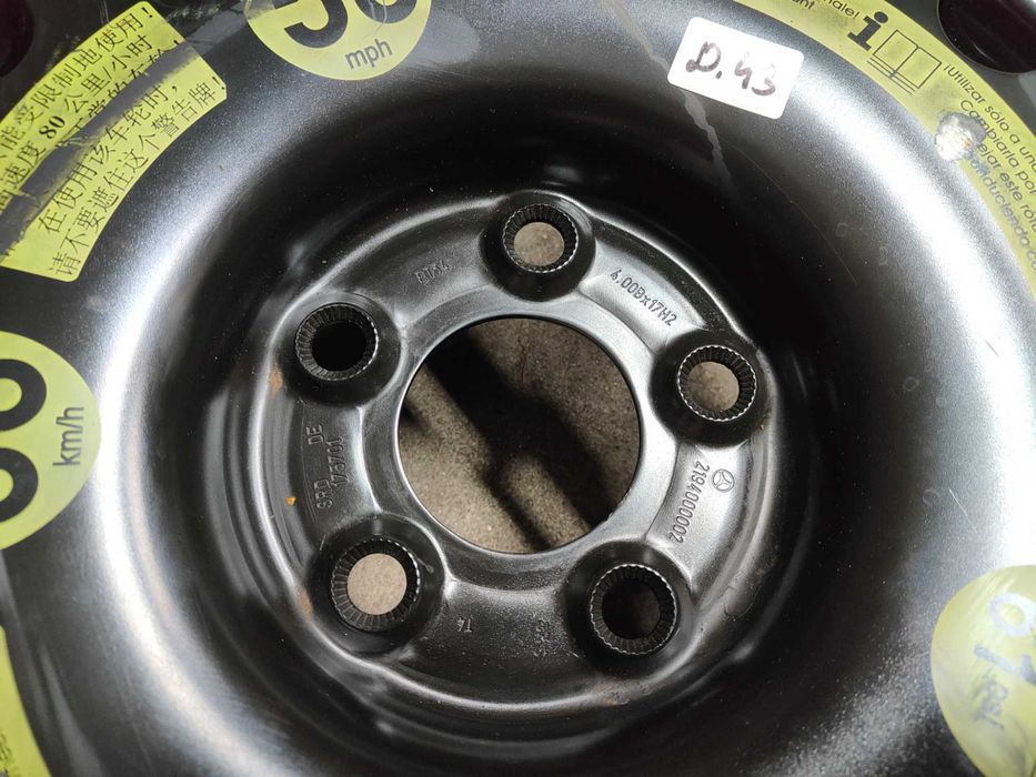 Koło Dojazdowe 155/70 r17 Mercedes et34 5x120 Wysyłka 35zł