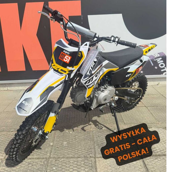 Nowy Cross Pit Bike MRF 120 TTR e-start - Wysyłka GRATIS cała Polska!