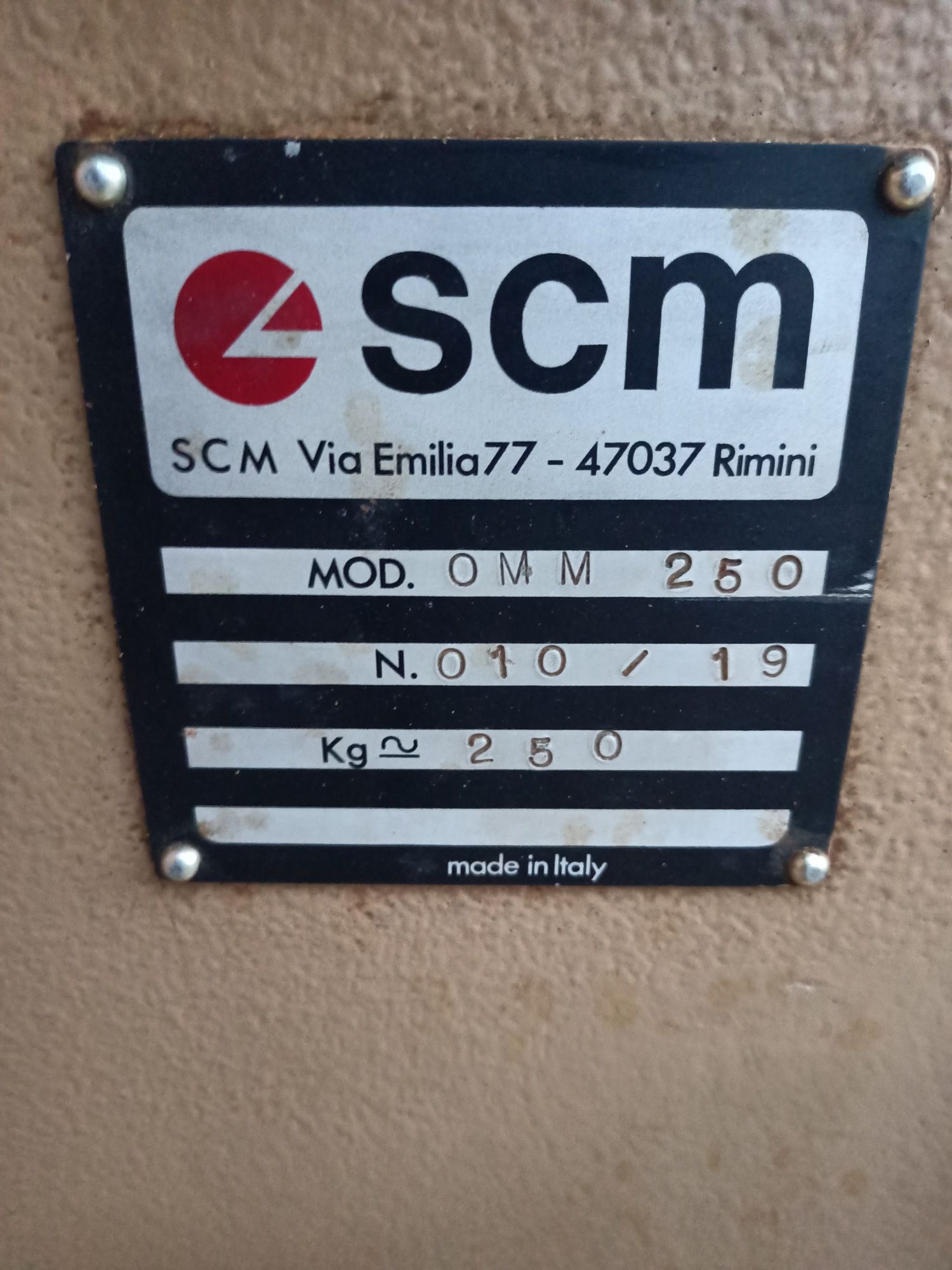 Dłutarka łańcuszkowa SCM omm250 ,Furto