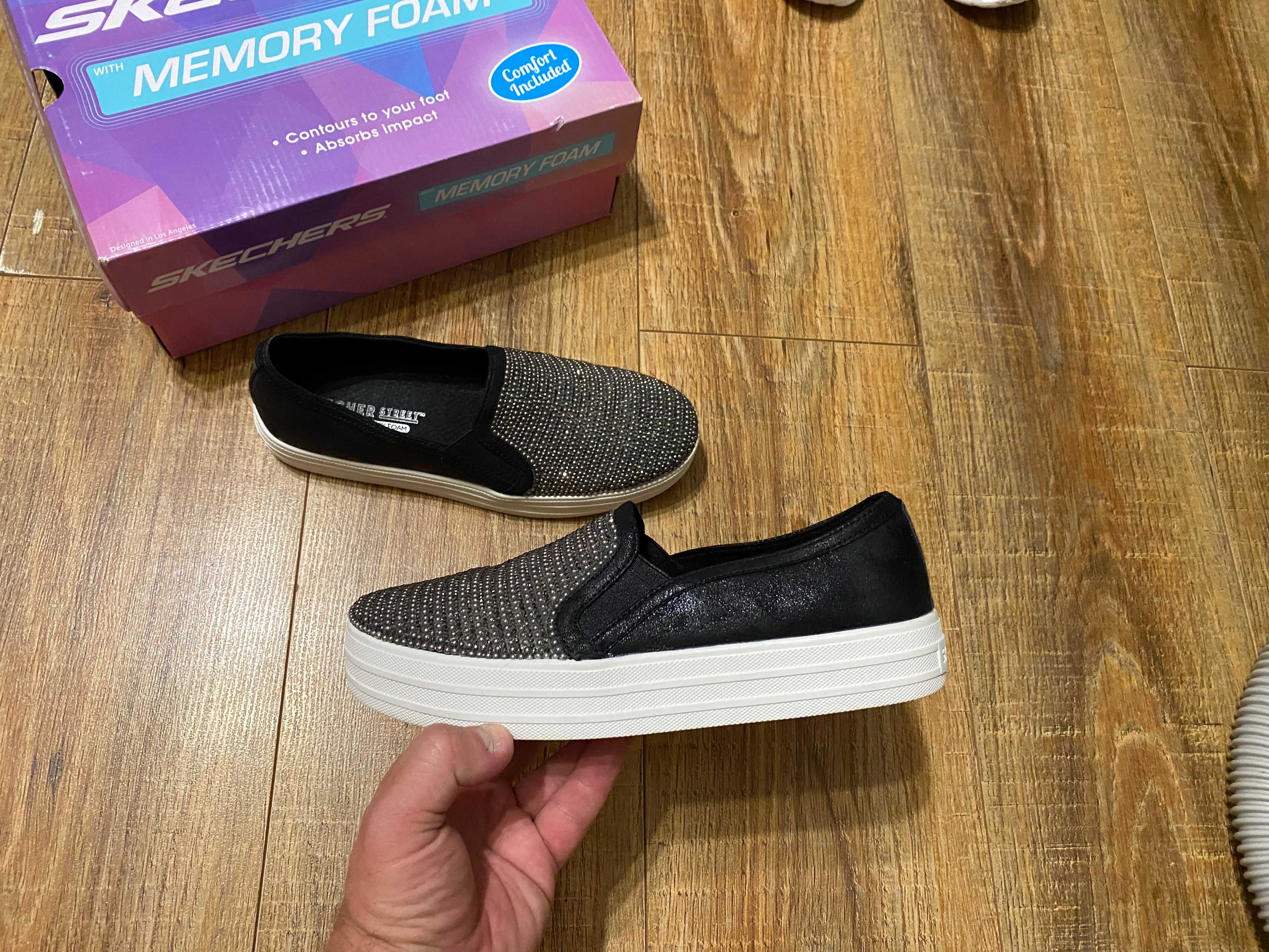 Skechers слипоны кроссовки кросівки мокасины оригинал р.37