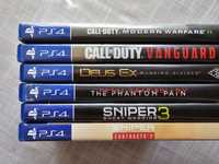 Call of duty MODERN WARFARE 2, Vanguard, Sniper Contracts, Deus Ex Ps4