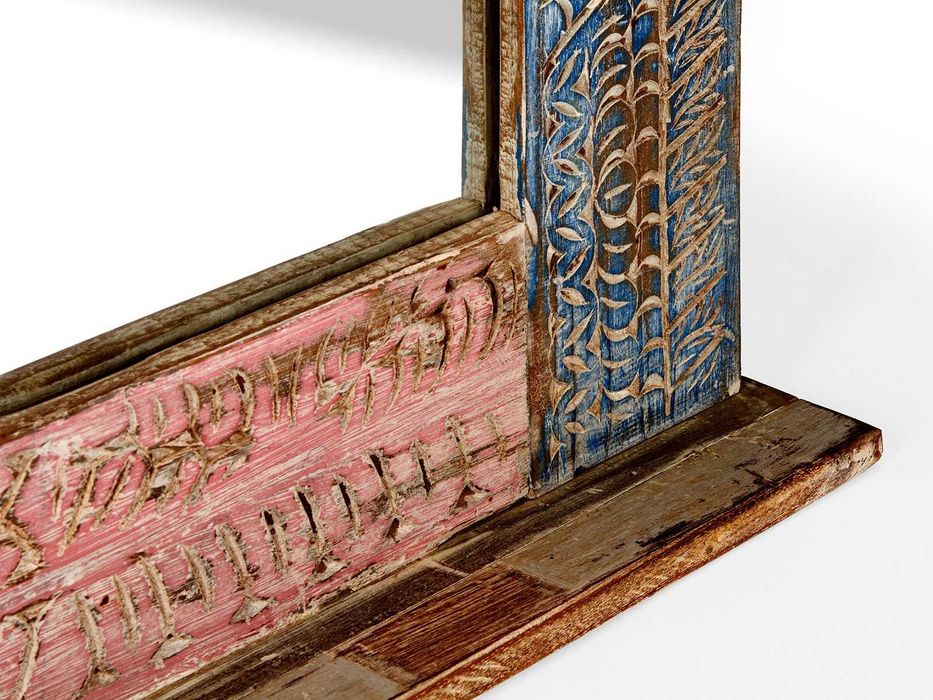 Błękitna Laguna zestaw łazienkowy drewno mango 2 cz. PROMOCJA!