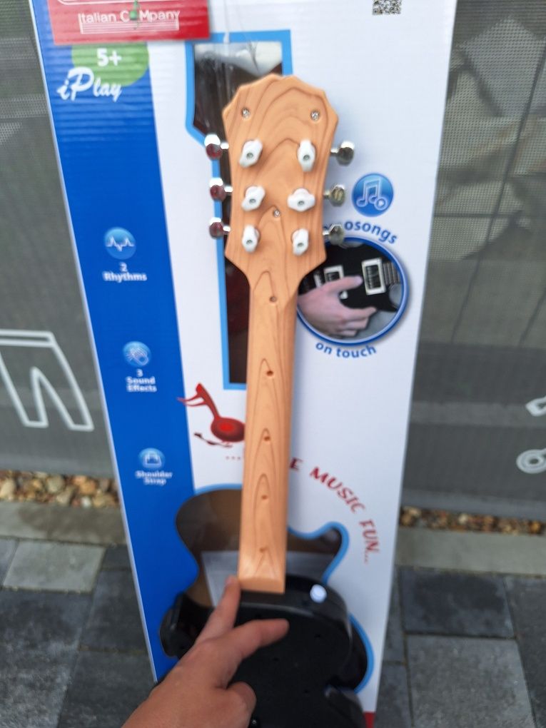 Bontempi gitara elektryczna 69 cm czarna
