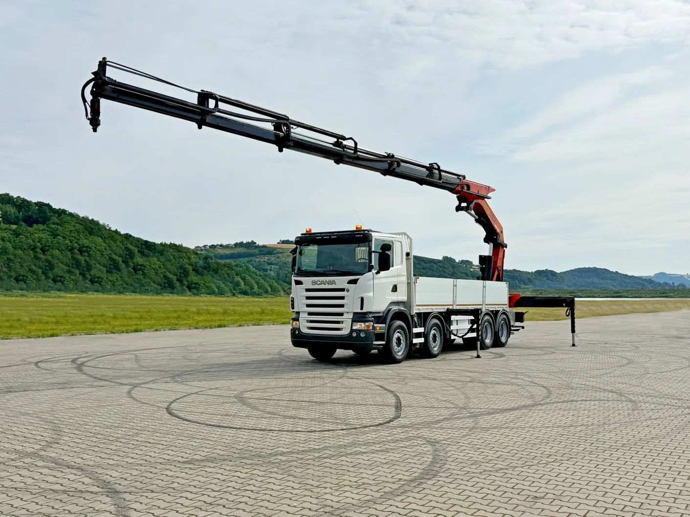 Scania R 420 * SKRZYNIA 6,47 m + PK 44002 + PILOT / 8x4