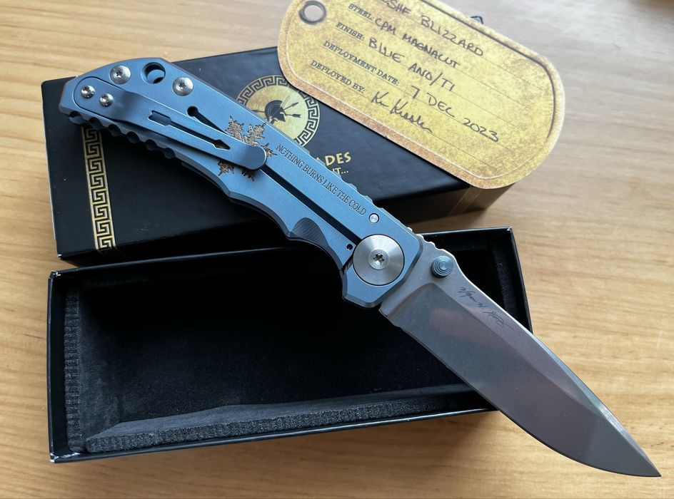 Nóż folder Spartan Blades Harsey „Blizzard” limitowana edycja