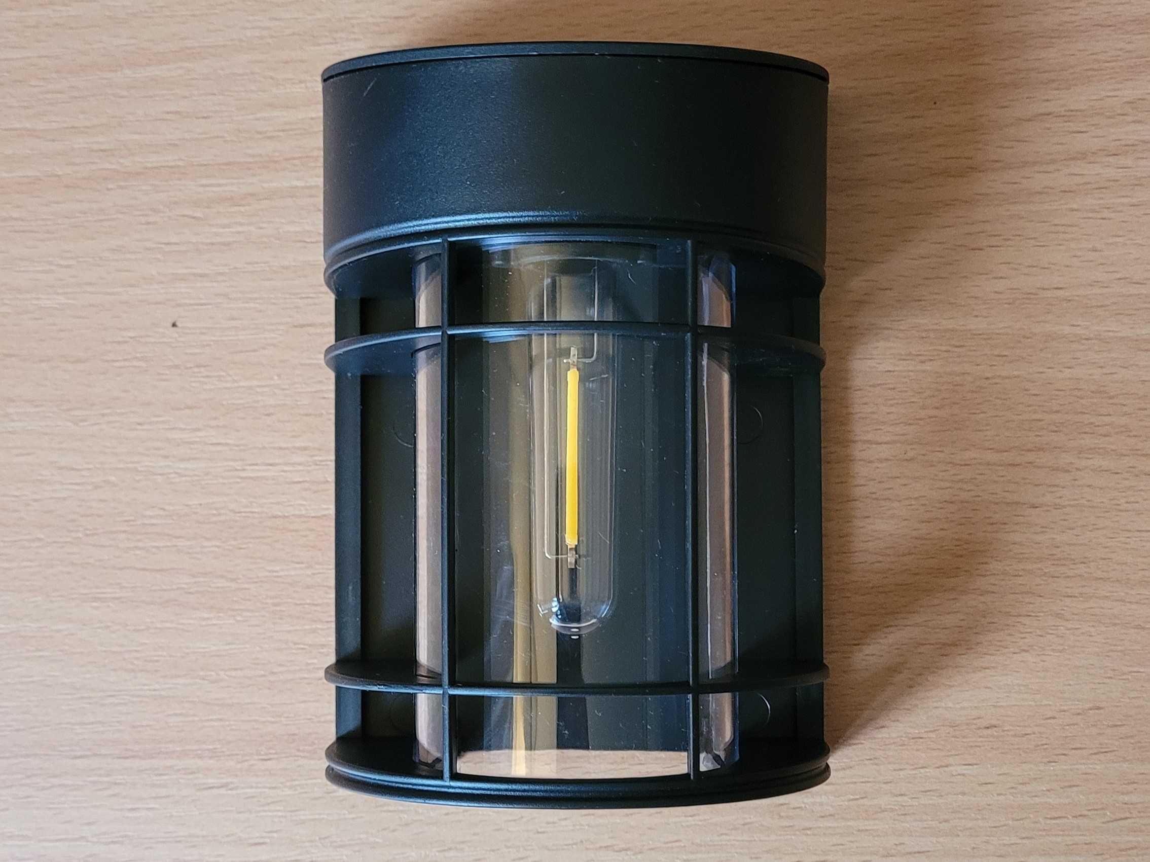 Zestaw 6 retro solarnych lamp ściennych LED do ogrodu, IP65