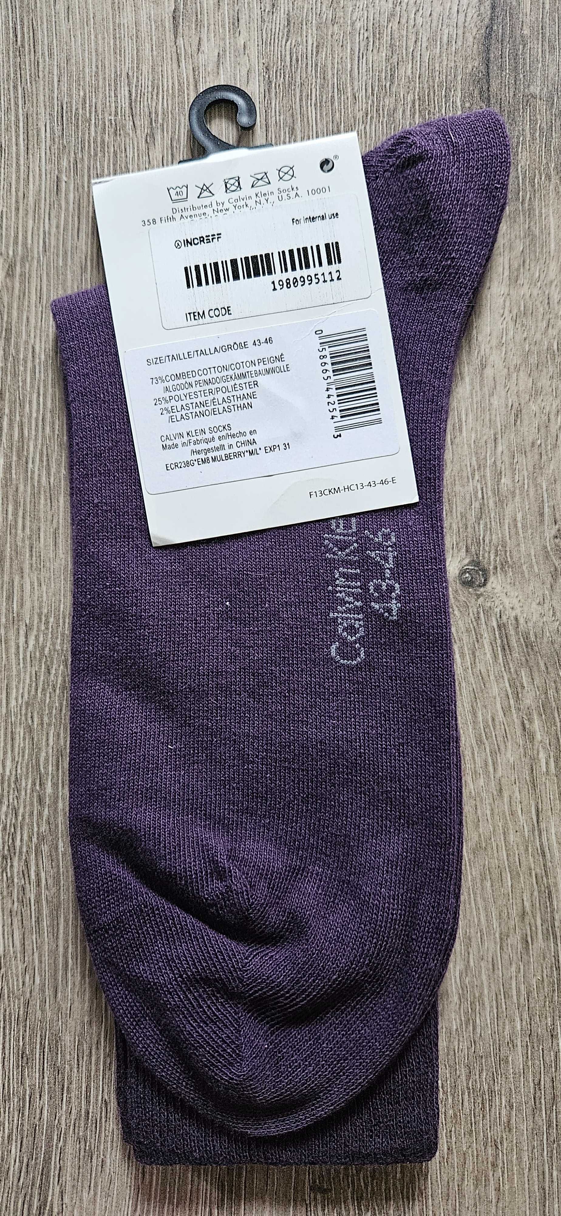 OKAZJA Calvin Klein NOWE skarpetki męskie Rozm. 43-46
