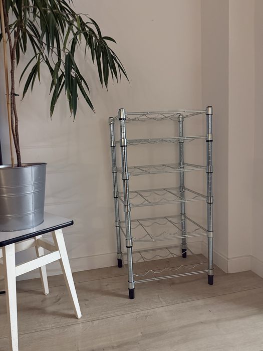 Stojak regał na butelki wino metalowy ikea 24szt