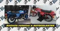 Autocolantes SIS - Sachs Motozax - Azul ou Vermelho
