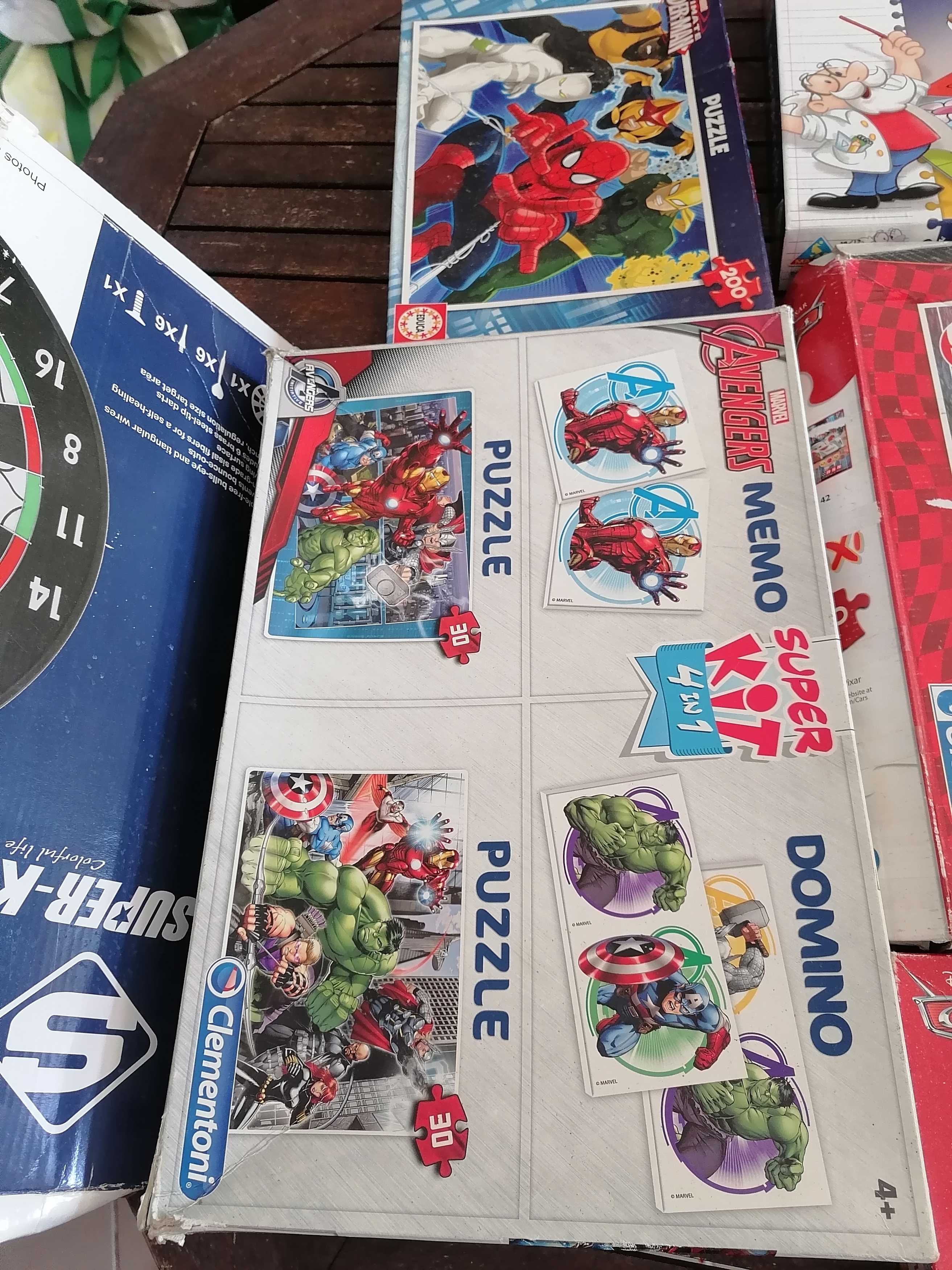 Puzzles vários diferentes