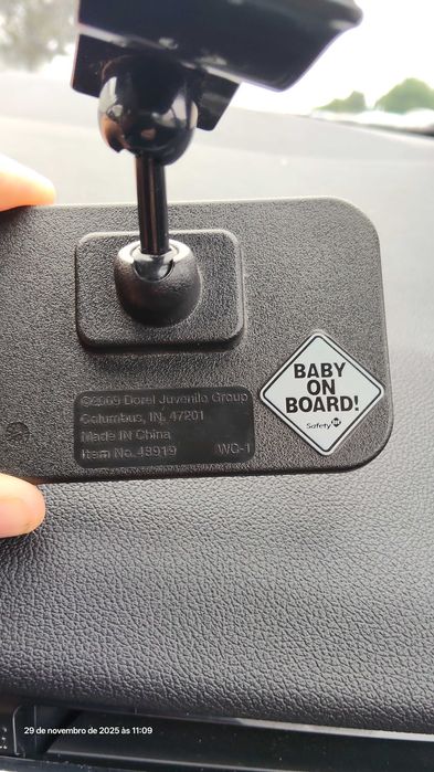 Espelho auto - ver crianças no banco traseiro