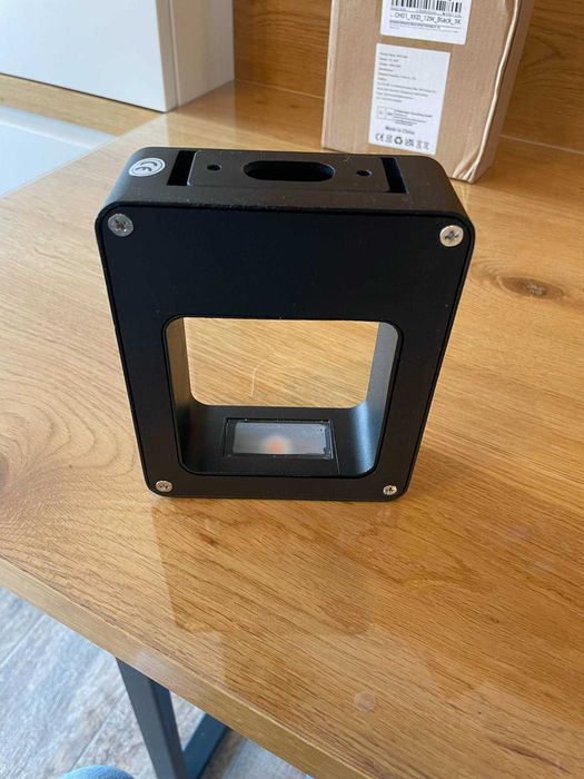 Nowoczesny kinkiet lampa zewnętrzna elewacyjna IP 65 czarna aluminiowa