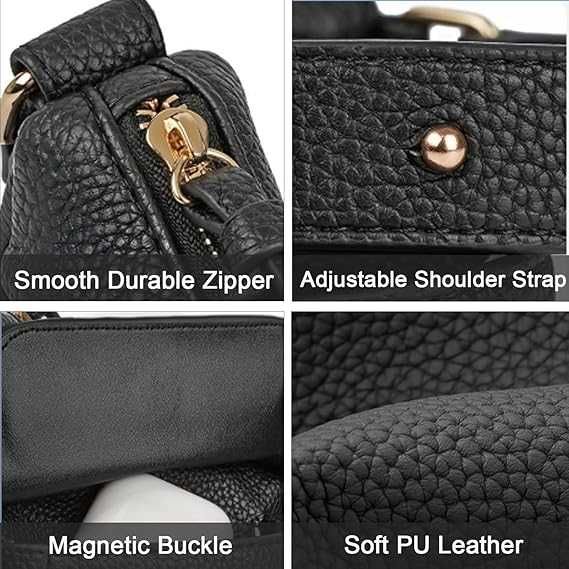 Жіноча сумка через плече HILAEX,чорна