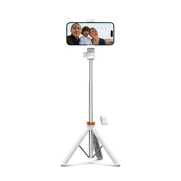 Tech-Protect L03S Bluetooth Selfie Stick Tripod White