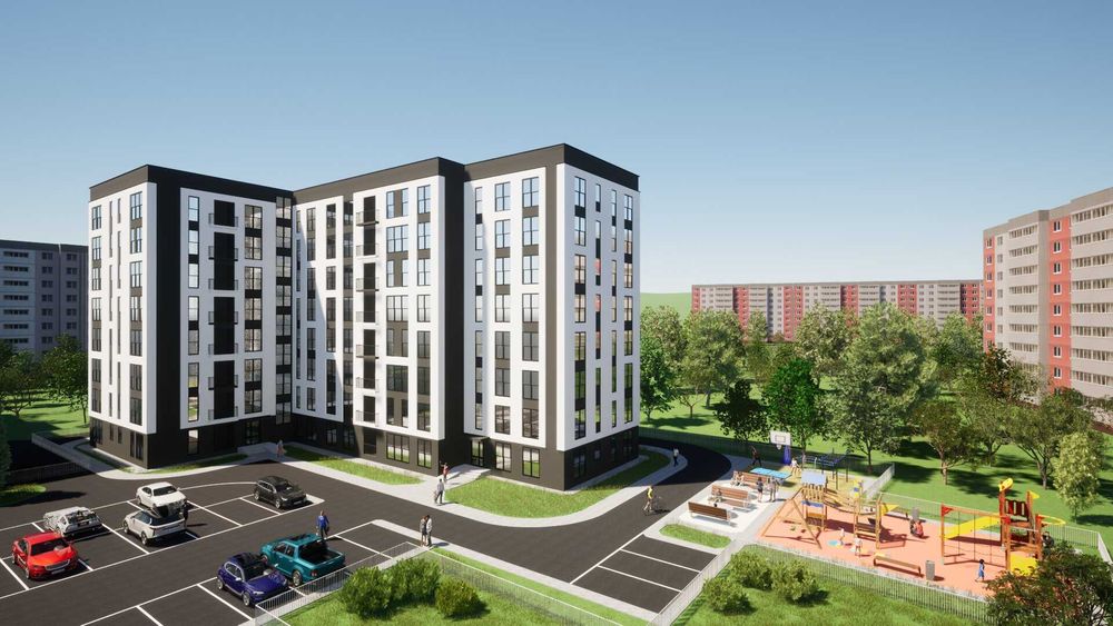 В збудованому будинку 2-на квартира (61.87 кв) в ЖК Комфорт-Сіті