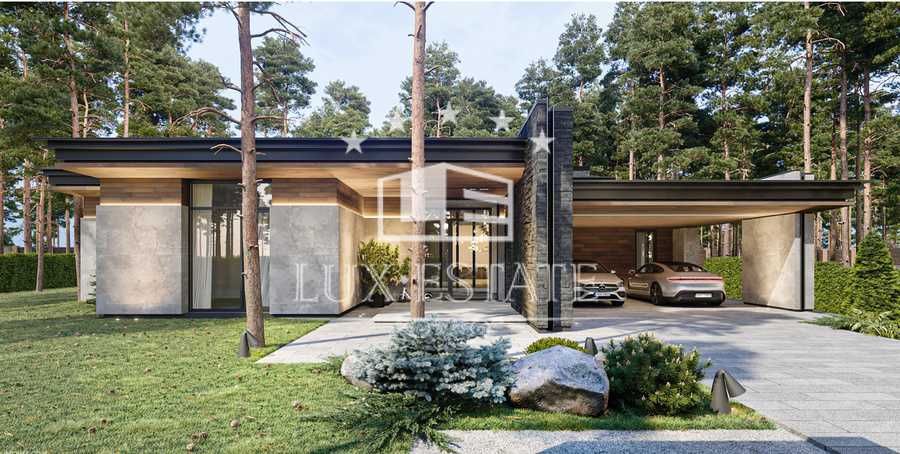 Продажа современного дома в сосновом лесу, Конча Заспа