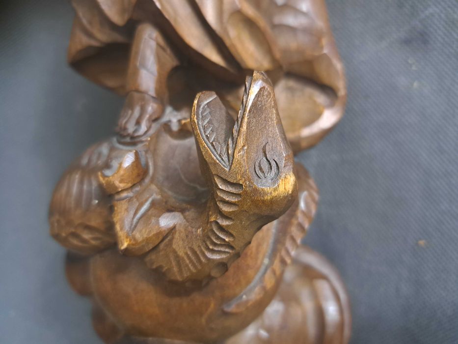 Matka Boska z Dzieciątkiem, Madonna, wisząca rzeźba, wys. 48 cm