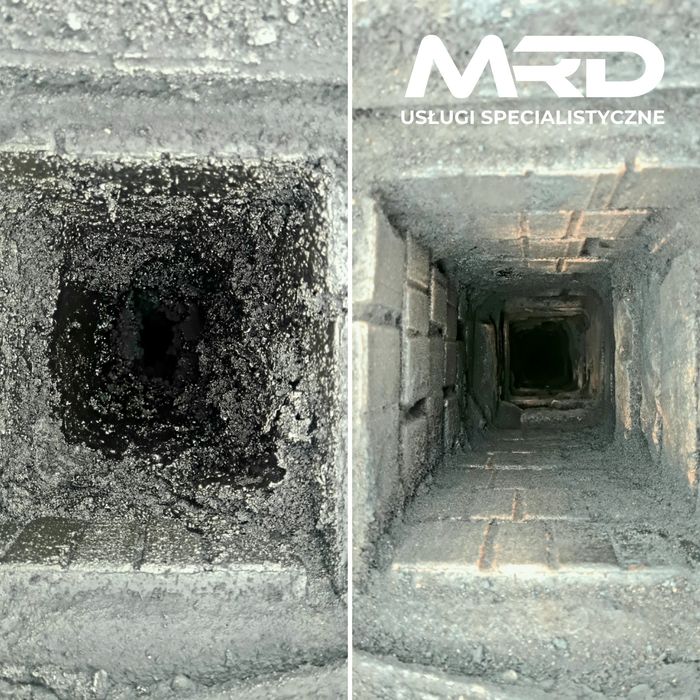 Mechaniczne czyszczenie komina – sadza, smoła, szkliste osady