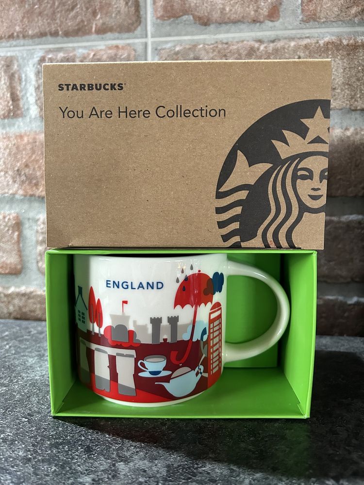 Kubek Starbucks You Are Here England Anglia 414m