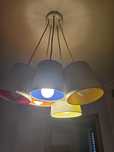Lampa kolorowa wisząca
