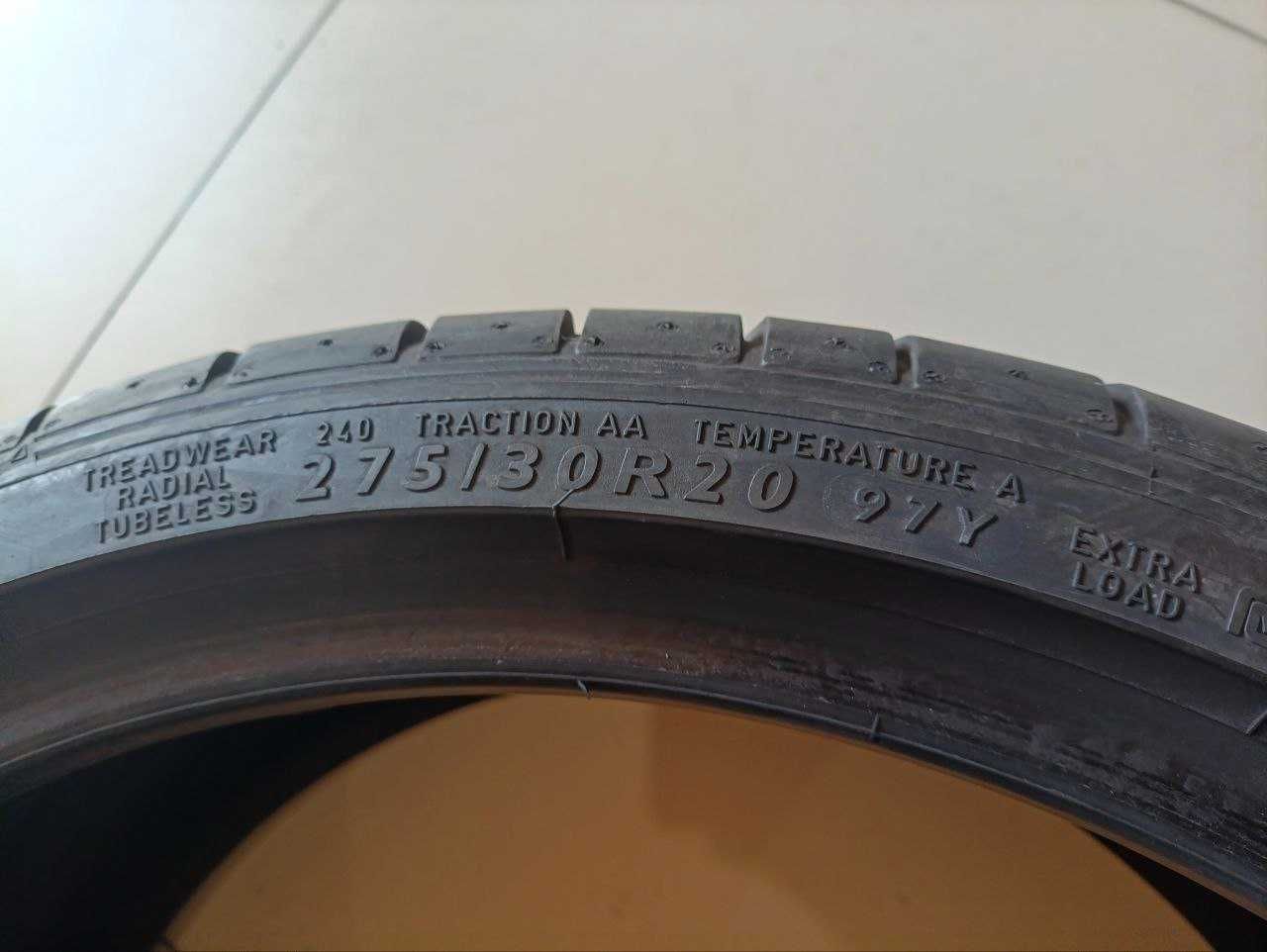Пара шин б/у 275/30R20 97Y Dunlop SP Sport Maxx GT Run Flat