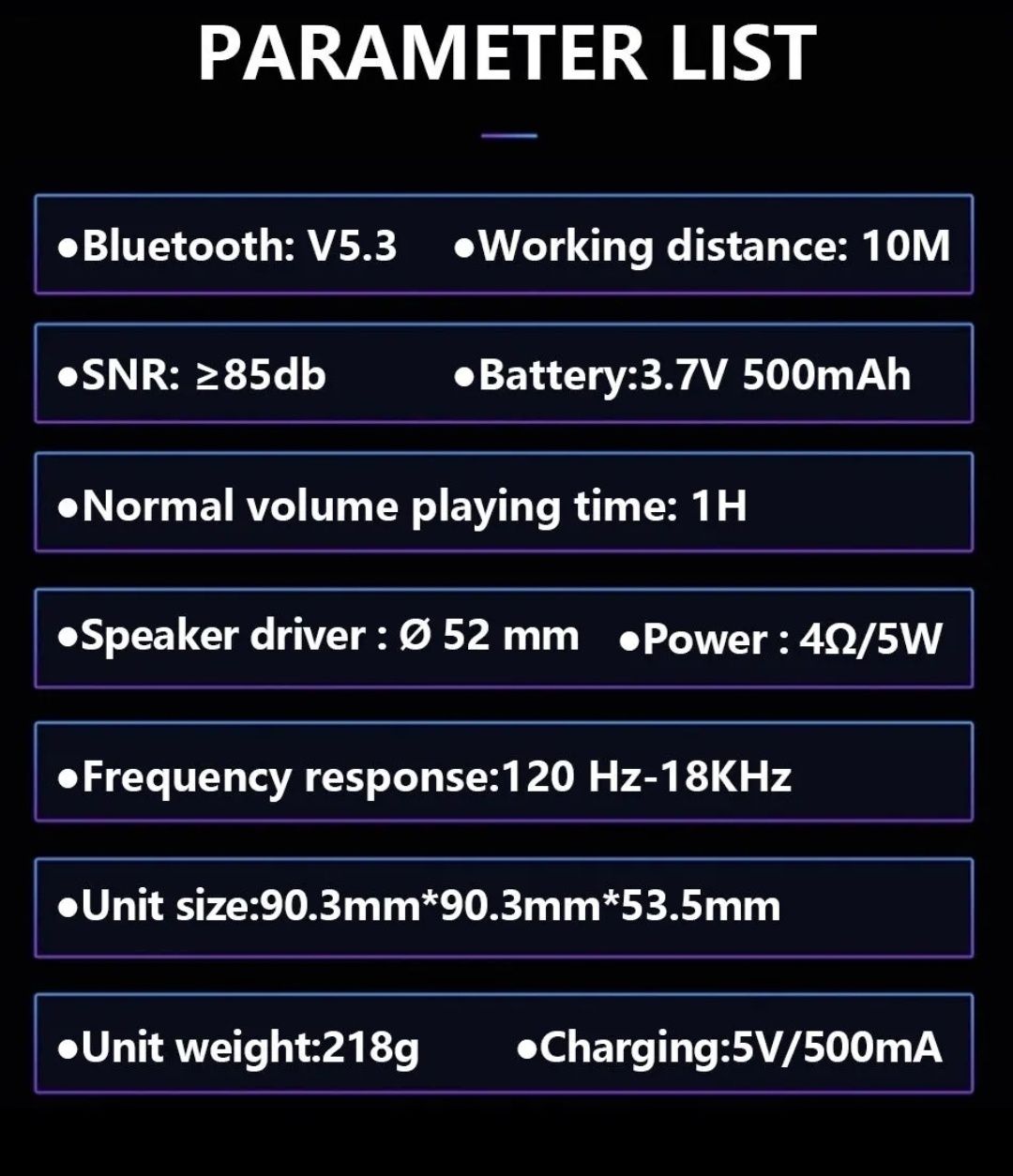 Glosnik bluetooth T&G