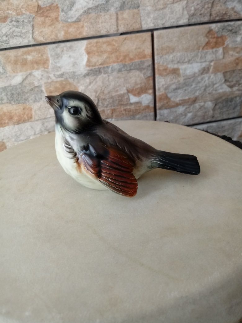 Figurka ptaszek z porcelany Geobel niemcy