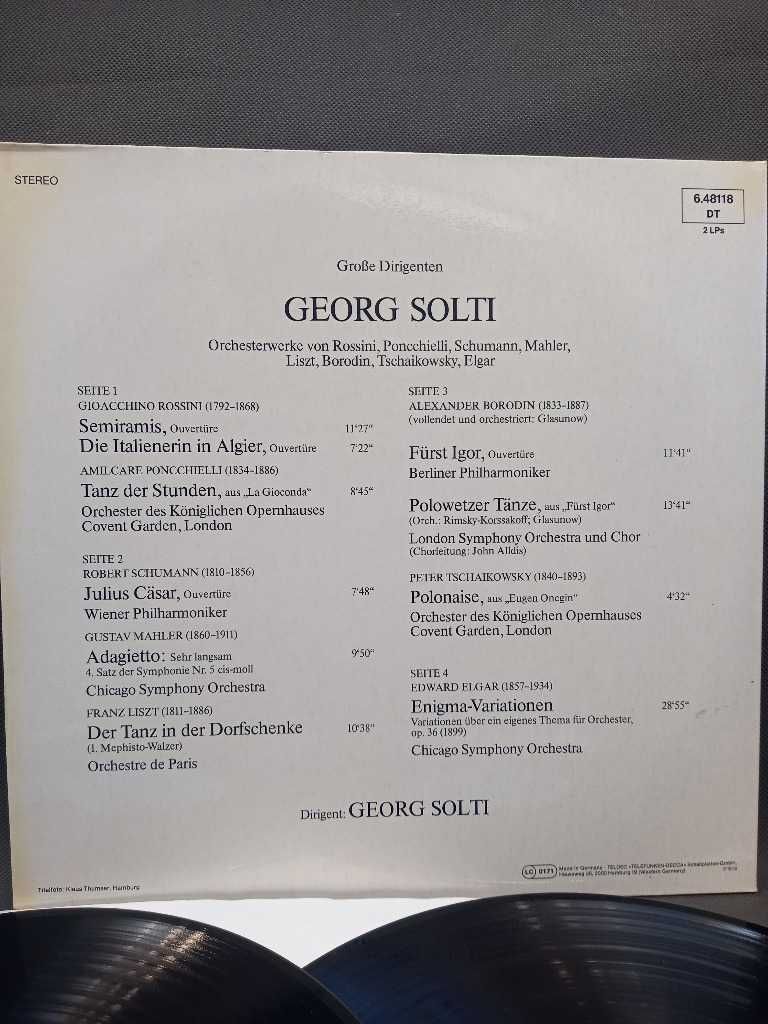 2 x Lp Georg Solti Dwie płyty winylowe