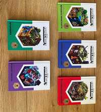 Minecraft komplet 5 podręczników twarda okładka