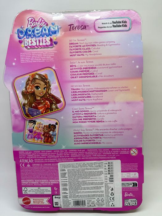 Lalka barbie dream besties teresa hyc23