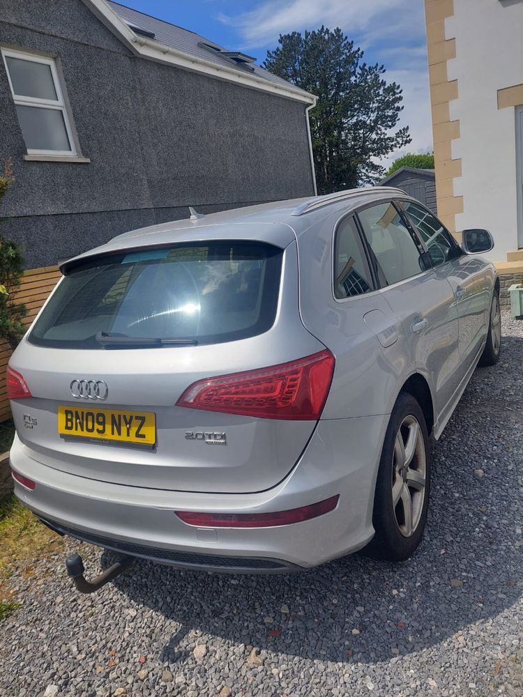AUDI Q5 8R LX7W SLINE srebrny maska zderzak drzwi błotnik klapa części