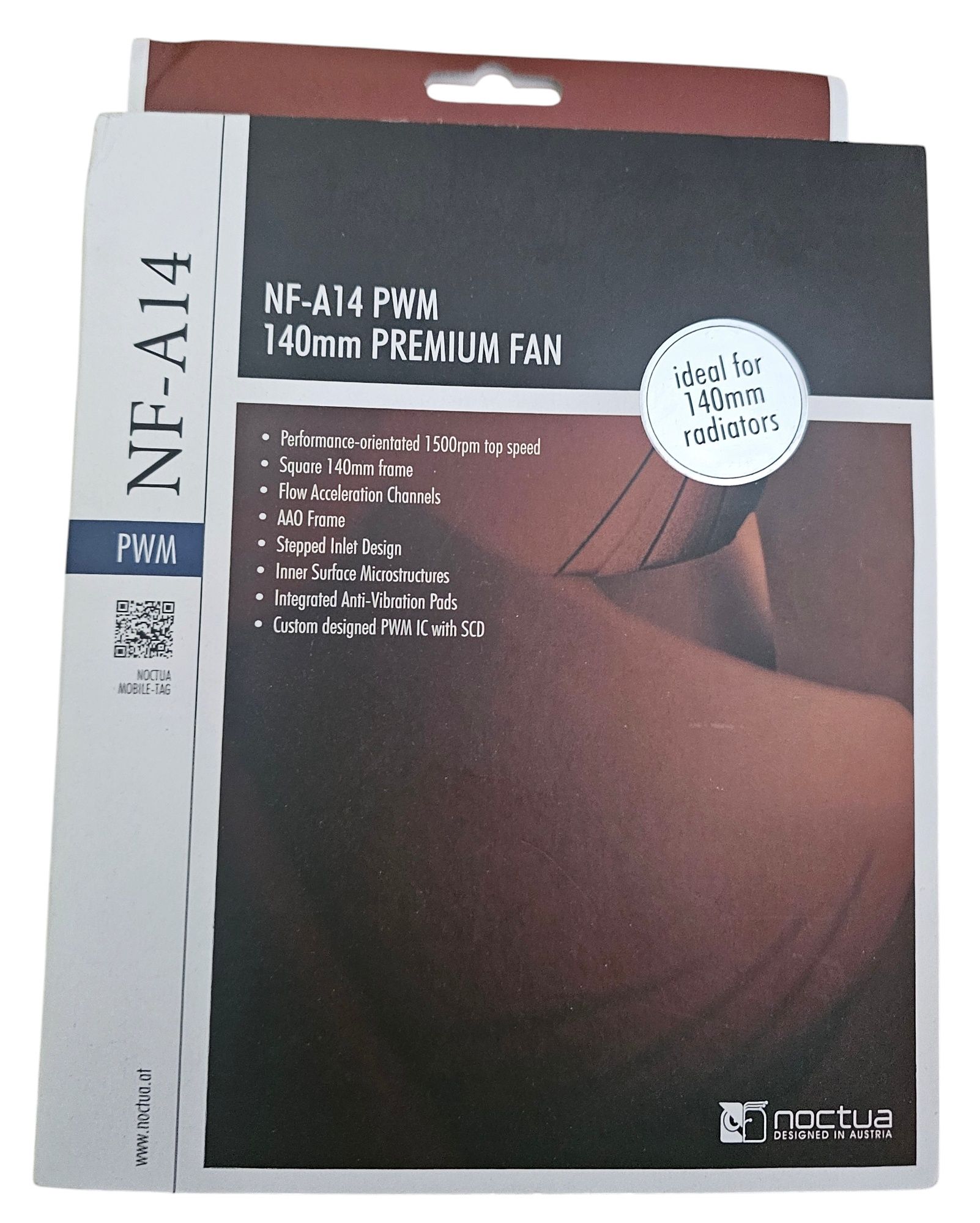 Wentylator Noctua NF-A14 PWM 140mm Beżowy